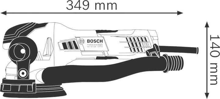 Produktbild Bosch Professional Exzenterschleifer GET 55-125 (Exzenterschleifer, 550 W)