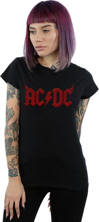 Produktbild AC/DC Horns Logo TShirt aus Baumwolle (XL)