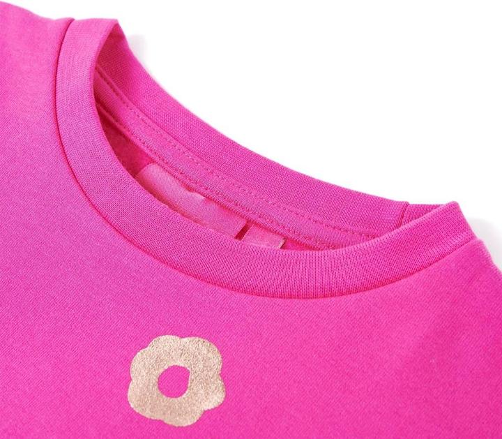 Actual product image VidaXL Children's sweatshirt dark pink 116,Material: 95 % cotton. 5 (116)