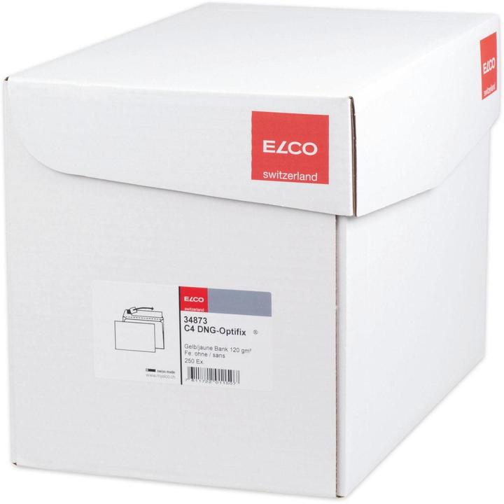 Produktbild Elco Briefumschläge Office Gelb Bank in Bürogrosspackung (C4, 250 x)