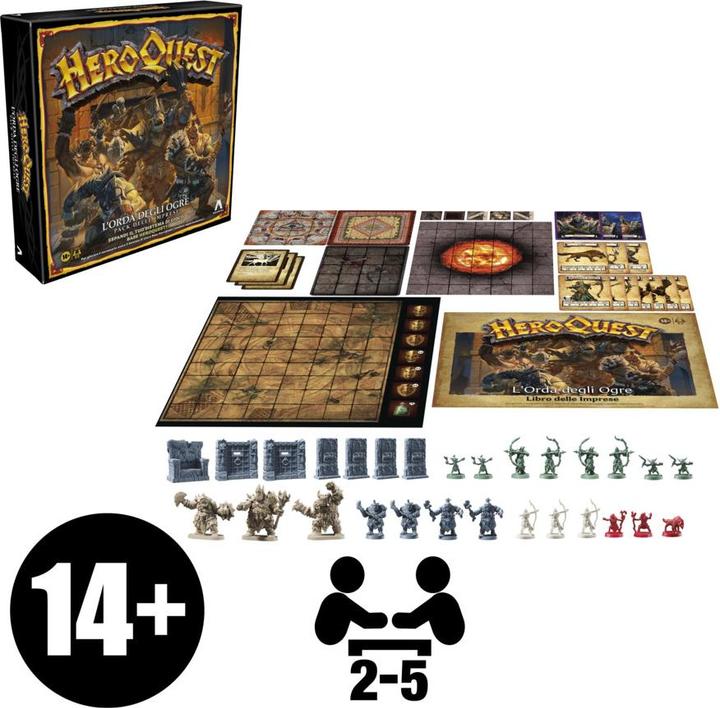 Actual product image Hasbro Heroquest L'Orda Degli Ogre