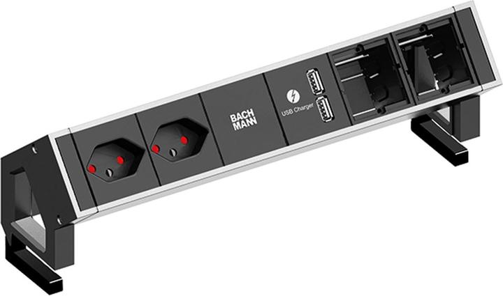 Bachmann Desk 2 (2 x, Typ 13, USB-A, 0.20 m)