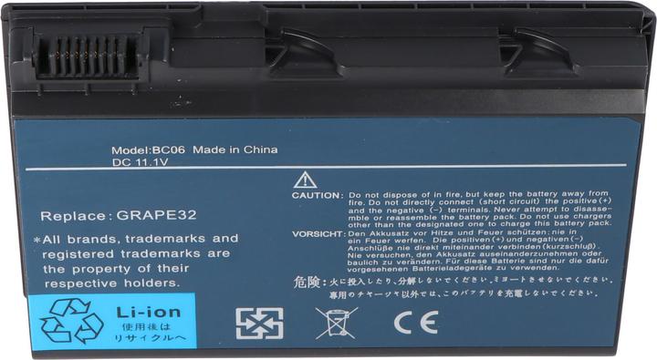 Produktbild Acer Akku Aspire 5520 (6 Zellen, 4400 mAh)