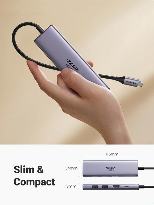 Immagine prodotto Ugreen CM511 (USB-C, 6 Porti)