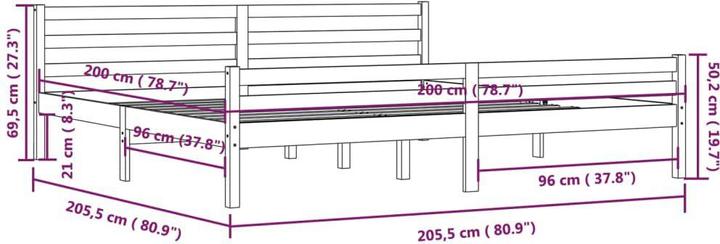 Actual product image VidaXL Ingaborg (200 x 200 cm)