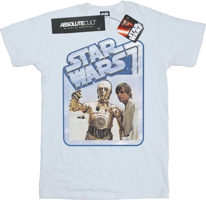 Star Wars Luke Skywalker And C3PO TShirt Mädchen