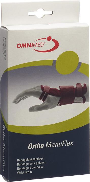 Produktbild Omnimed Ortho Manu Flex Handgelenk-Bandage links schwarz (M)
