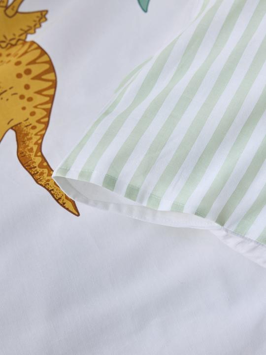 Actual product image Vertbaudet Magicouette DINOS children's bed linen set with recycled cotton