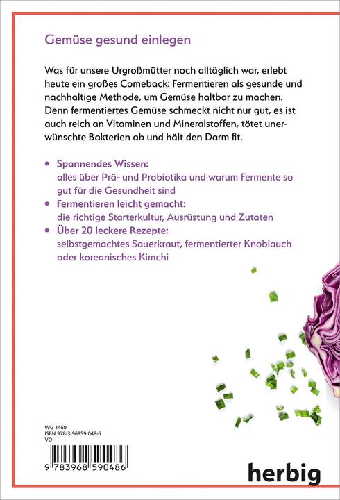 Produktbild Gesund mit fermentiertem Gemüse (Deutsch, Martin Auerswald, 2022)