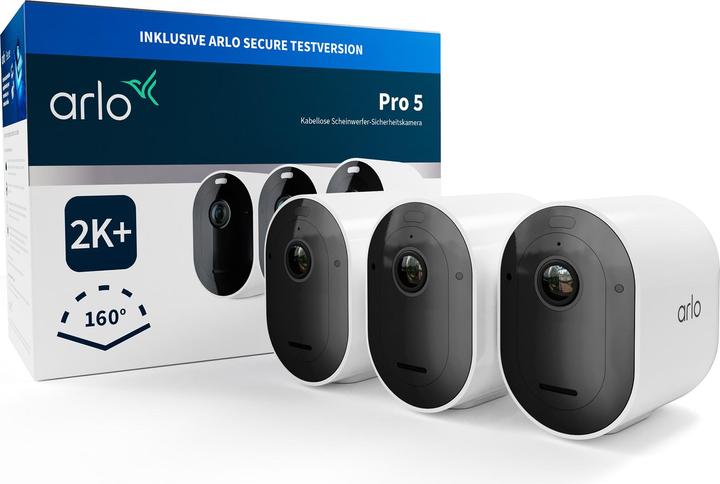 Immagine prodotto Arlo Pro 5 confezione da 3 (2560 x 1440 Pixels)