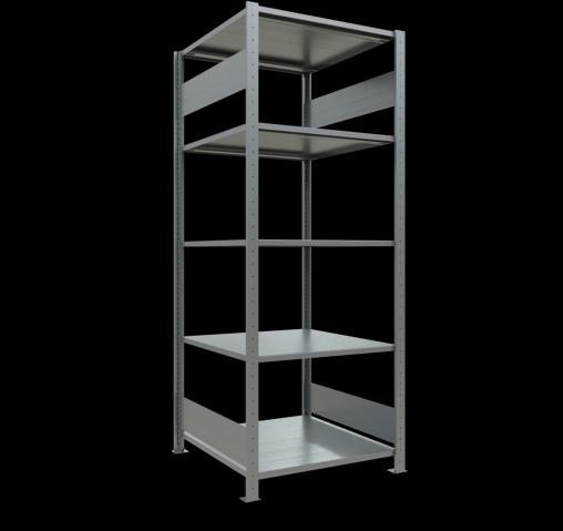 Actual product image Schulte Lagertechnik MULTIplus150 basic racking system with length ledgers