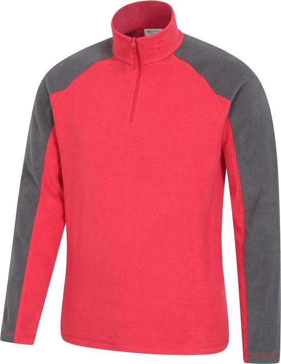 Immagine prodotto Mountain Warehouse Top in pile Ashbourne II con mezza zip da uomo (4XL)