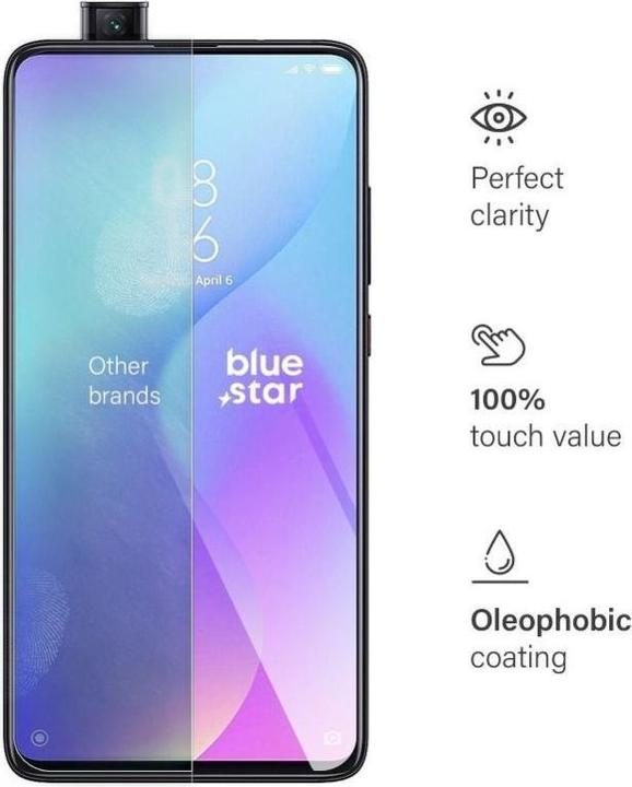 Produktbild Partner Telecom Protective glass Blue Star Tempered Glass Blue Star - XIAOMI Mi 9T (1 Stück, Xiaomi Mi 9T)