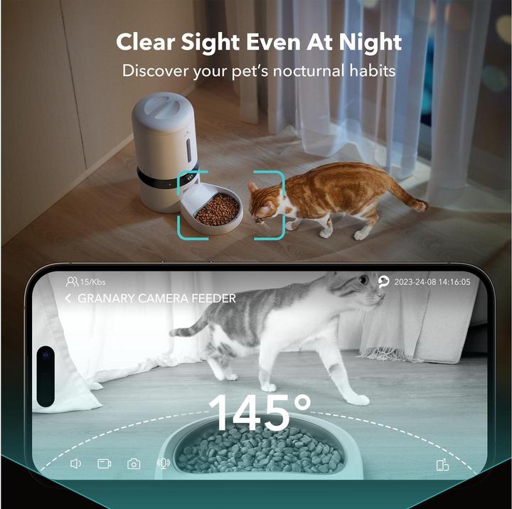 Image du produit Petlibro Alimentateur de surveillance par caméra Granary (5 l)