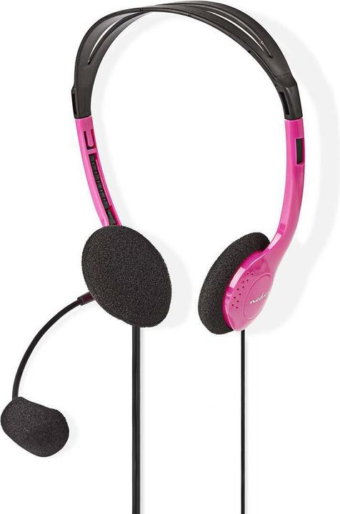 Actual product image Nedis Headphones for PC Headband 2 Plug 3.5 mm (Cable)