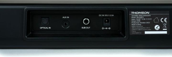 Actual product image Thomson Sound Bar Sub 2.1 Bt (350 W, 2.1 Channel)
