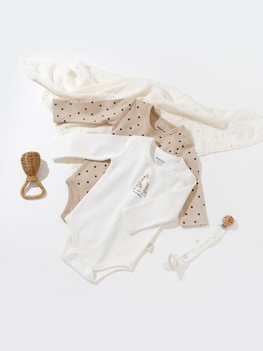 Produktbild BabyCosy Langarmbody, 2 Pack (86)