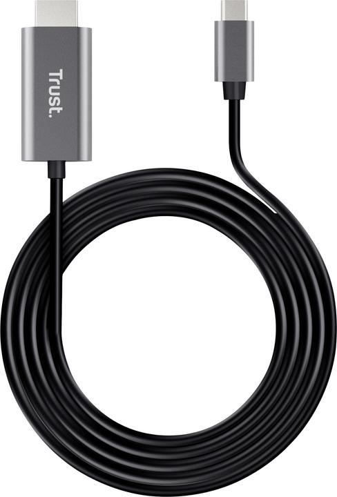 Actual product image Trust USB-C connection cable (1x USB-C™ plug (1.80 m, USB Type C, HDMI)