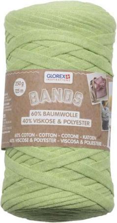 Actual product image Glorex Wool macramé bands 250 g, green (125 m)