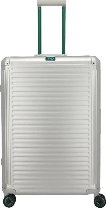 Immagine prodotto Travelite Next - Trolley L, Silber-Grün (100 l, L (90 - 115l))