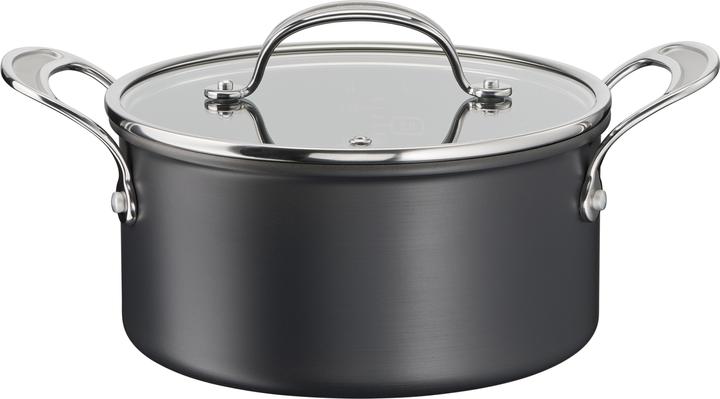 Produktbild Tefal Jamie Oliver Cook's Classics HA Topf, 24 cm/5,2 L, schwarz (24 cm, Kochtopf)