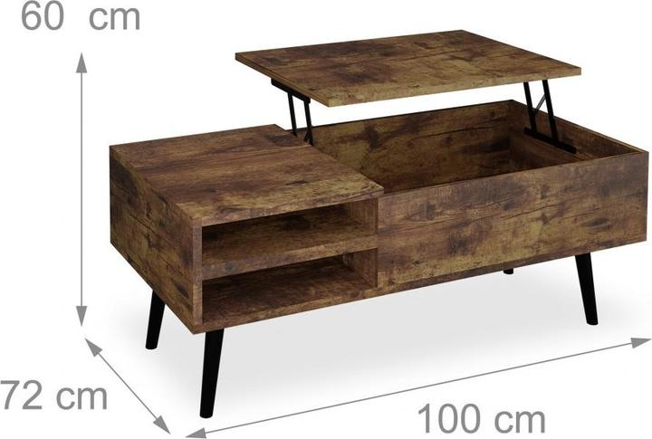 Image du produit Relaxdays Isabel (100 x 50 x 46 cm)
