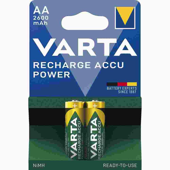Actual product image Varta Recharge Accu Power (2 pcs., AA, 2600 mAh)