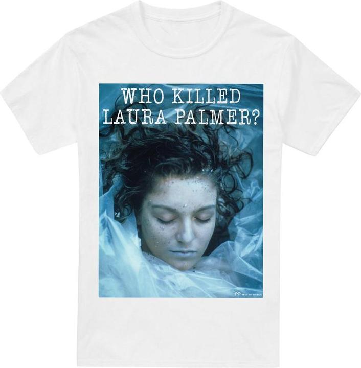 Actual product image Twin Peaks Mens Who Killed Laura T-Shirt (XL)
