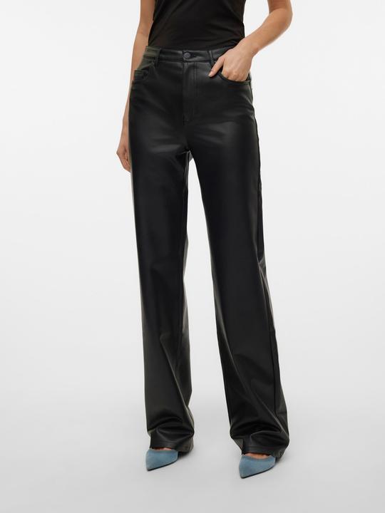 Produktbild Vero Moda VMTESSA Hohe Taille Hose Hose in Lederoptik (29)