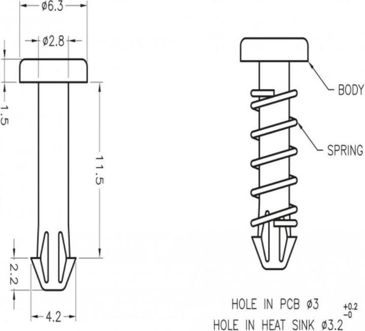 Image du produit Delock Clou de rivetage Rivets à pression