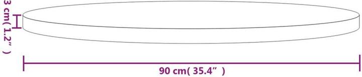 Produktbild VidaXL Gilli (Ø 90 x 3 cm)
