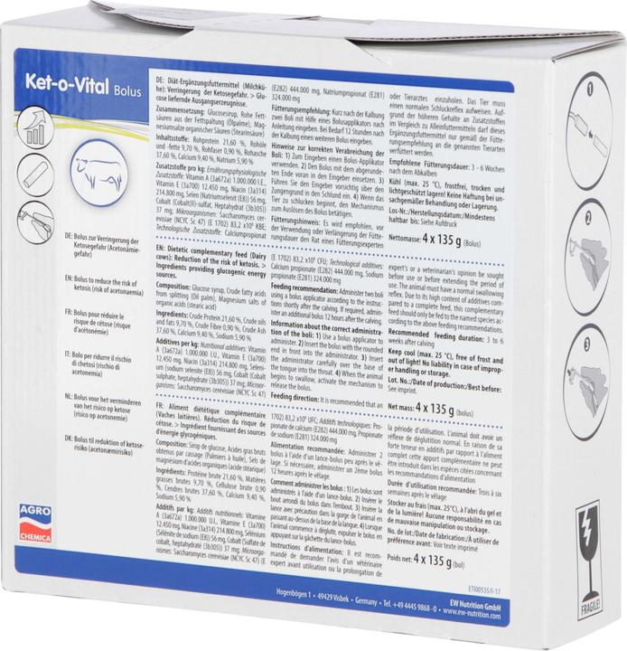Actual product image Magni Ket-o-Vital Bolus, energy bolus, 4 boluses/package