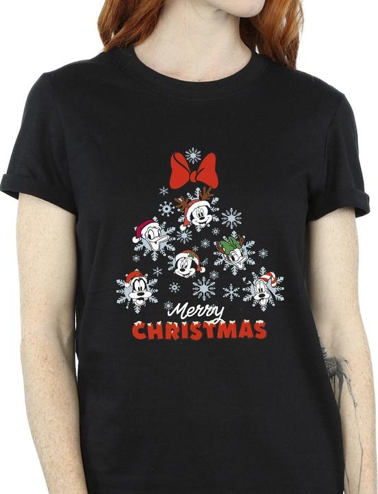 Immagine prodotto Disney Mickey Mouse And Friends Christmas Tree Maglietta Ampia Donna (S)