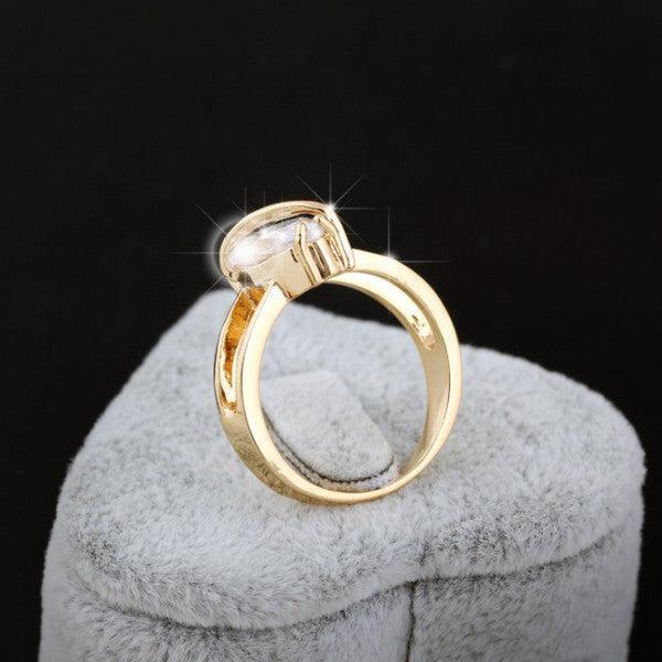 Produktbild Hermex Gold Ring RGP mit Zirkonia - Gold Gr. 51 (51)
