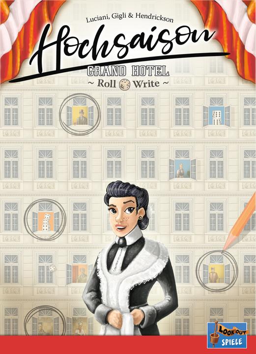 Produktbild Lookout LOOD0061 - Hochsaison: Grand Hotel Roll & Write, Brettspiel für 2-4 Spieler, ab 12 Jahren (DE) (Deutsch)