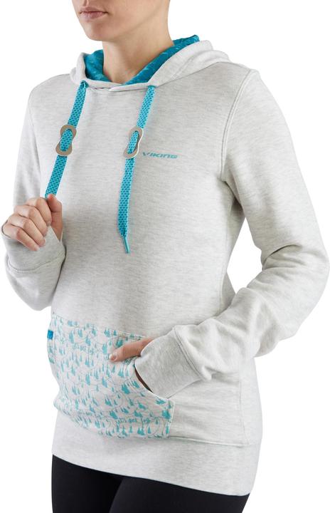 Image du produit Vikingsports Viking Europe Bamboo Laxa sweat capuche femme gris (S)