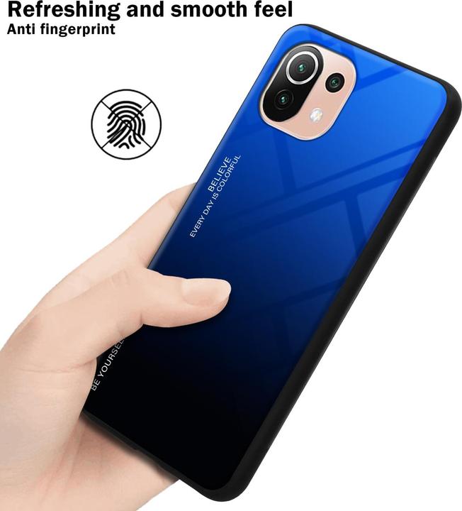 Image du produit Cadorabo TPU 2 couleurs Housse en verre (Xiaomi Mi 11 Lite, Xiaomi Mi 11 Lite 5G, Xiaomi Mi 11 Lite 5G NE)
