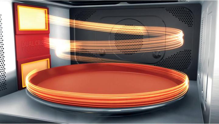 Image du produit Whirlpool MWSC 9133 SX Surface plane Combi-micro-ondes 33 L 1000 W Noir, Acier inoxydable (33 l)
