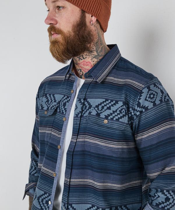 Actual product image Joe Browns Aztec Stripe Long Sleeve Shirt (M)