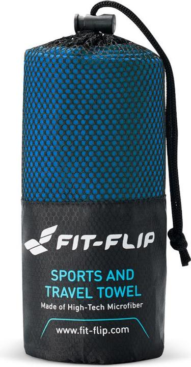 Produktbild Fit-Flip Mikrofaser Handtuch schnelltrocknend mit Tasche 80x160cm (80 x 160 cm)