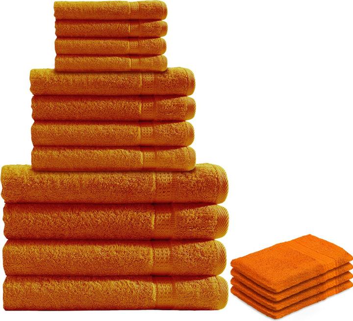 Produktbild Casativo Handtuchset 16-teilig aus 100% Baumwolle (21 x 16 cm, 50 x 30 cm, 50 x 100 cm)