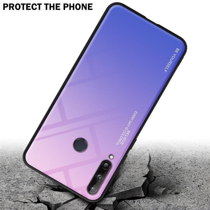 Image du produit Cadorabo Couverture en verre TPU 2 couleurs (Huawei P40 Lite E)