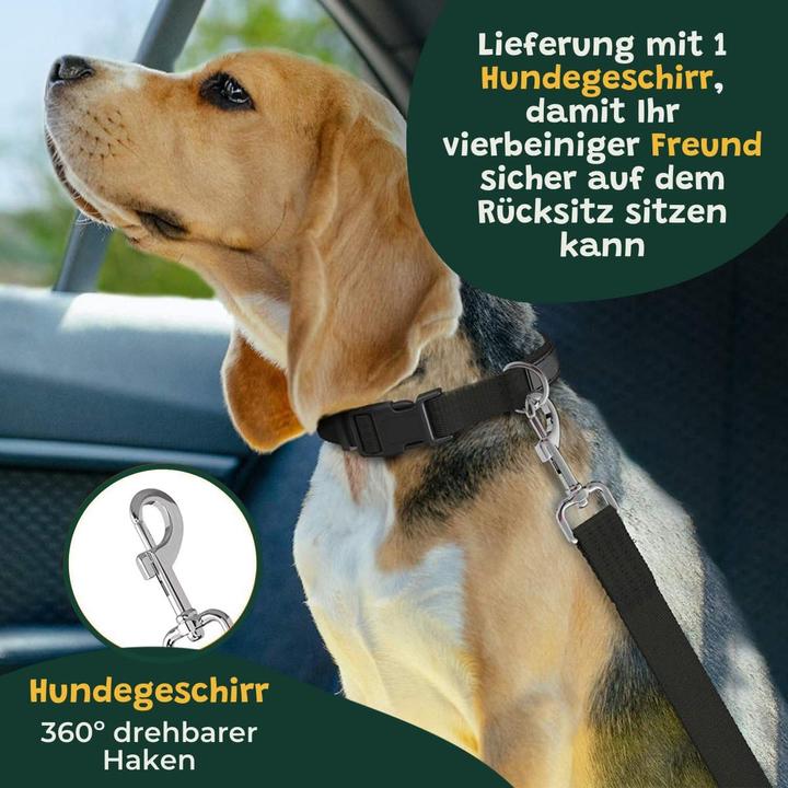 Immagine prodotto Die Bellende Katze Coperta per cani per il sedile posteriore e il bagagliaio dell'auto (Gatto, Cane, Pieghevole)