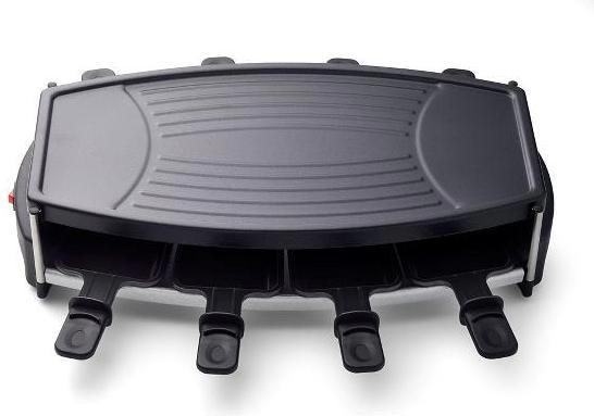 Actual product image F&H Group Nordic Sense - Raclette 8 pers. 1000 watt - Black (12226)