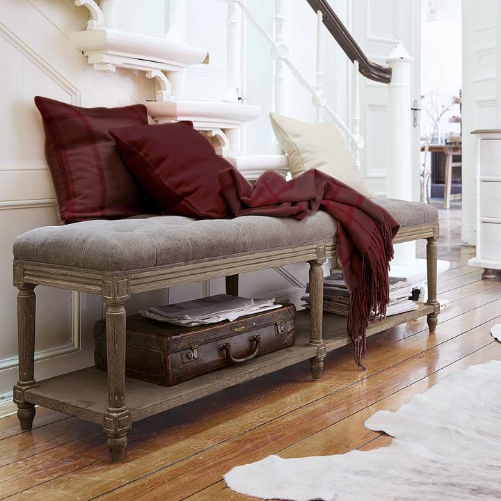 Image du produit Loberon Banc Surcelles gris/marron antique (150 cm)