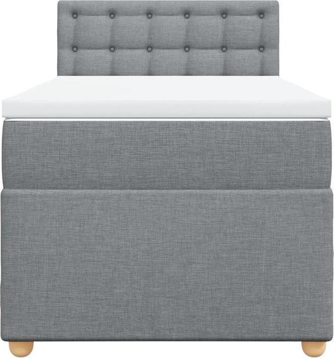 Produktbild VidaXL Bo x springbett mit Matratze 90 x 190 cm Stoff (90 x 190 cm)