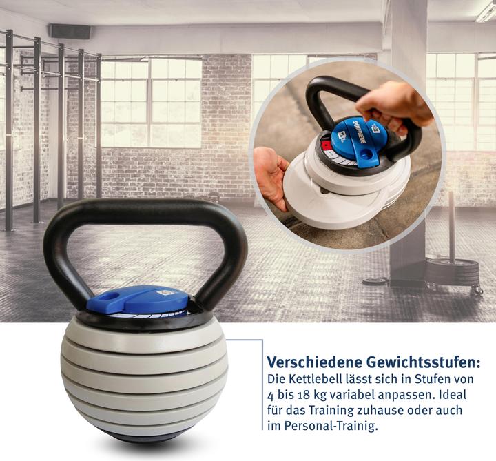 Actual product image Sport-Thieme Kettlebell Vario (1 x 18 kg)