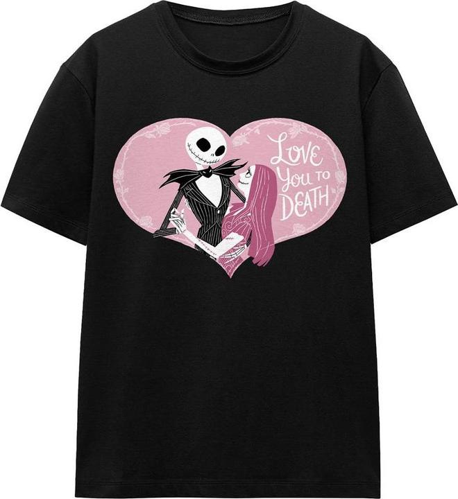 Produktbild The Nightmare Before Christmas Love You To Death TShirt Valentinstag (L)