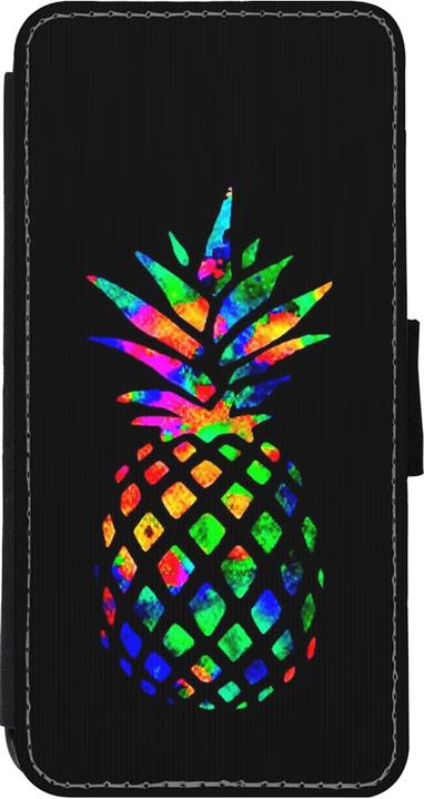 Produktbild PhoneLook Hülle Wallet schwarz Ananas Multi-colors (Apple iPhone 11)