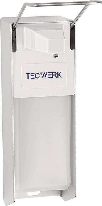 Immagine prodotto Tecwerk Desinfektions- und Seifenspender H165xB95xT290ca.mm ABS mit Hebel weiss